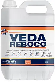Veda Reboco Impermeabilizante 5L Original Rebotec