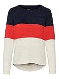 Only Damen Rundhals Pullover für Arbeit; Freizeit, Büro und Hobby