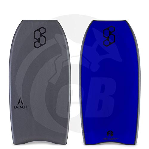 Mike Stewart Science Launch Tech CR Bodyboard 41 Gunmetal Grey/Gunmetal Grey/Electric Blue