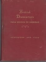 British Dramatists from Drydan to Sheridan B008HN2OXI Book Cover