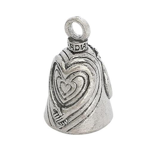 Image of Guardian Bell Good Luck Bell w /Keyring & Black Velvet Bag | Motorcycle Bell | Lead-Free Pewter | Made in USA