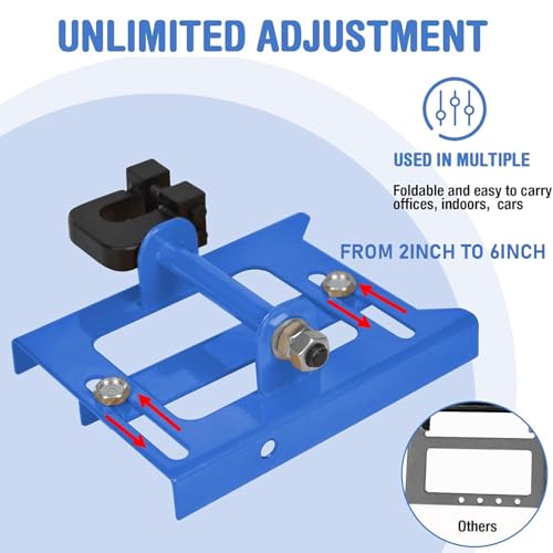 SurmountWay Chainsaw Mill Guide, Portable Vertical Lumber Cutting Guide, Timber Chainsaw Mill Attachment with Free Adjustment Cutting Width 2"-6" for Lumber Sawmill Woodworkers and Builders (Blue)