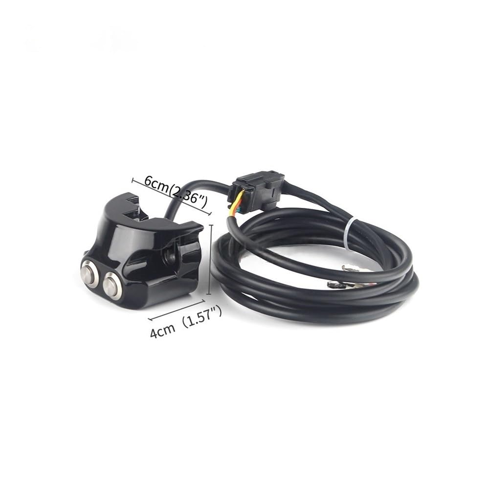 Botones Manillar ON-Off Interruptor Interruptor Control Suspensión Neumática para Manillar 1'' Y 25 Mm 2 Botones para Sportster 883 1200 XL para Dyna Street Glide V-Rod
