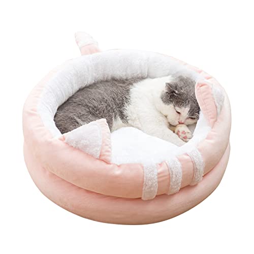 PETCUTE 可愛いペットベッド ドーム型 ペットハウス 2way 屋根付き 犬小屋 滑り止め 猫 テント おしゃれ 寝床 秋冬用 ホットカーペット取付可 保温防寒 グレー/L/屋根なし