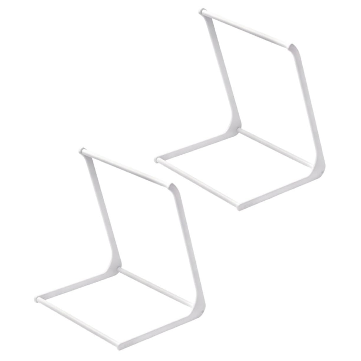 IMIKEYA 2pcs Multi-functional Hanger Storage Rack Space Saving Clothes Organizer for Towel and Pants and Design for Home
