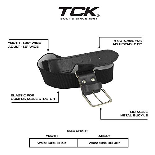 TCK Softball Baseball Belt Youth and Adult Sizes2