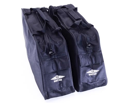 Bolsa interior para alforjas Bestem para Harley Davidson Road King Classic - Par, Negro, Compatible con Harley Davidson Road King Classic 2004+ miniatura 2