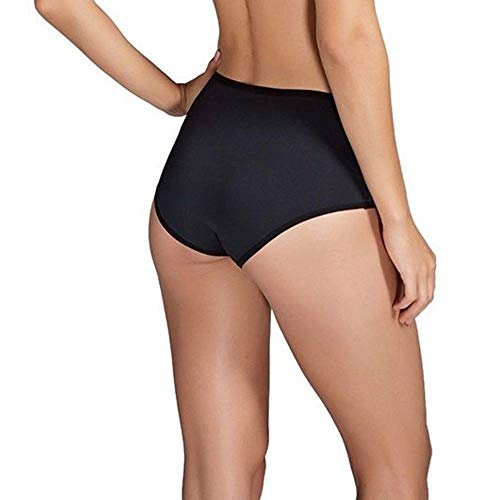 Calcinha boyshort maxi 2 peças, Sloggi, Feminino, Preto/Mink, G