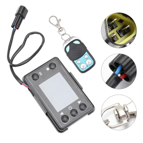 Chauffage de stationnement air commande LCD 12v 24v télécommande - 6