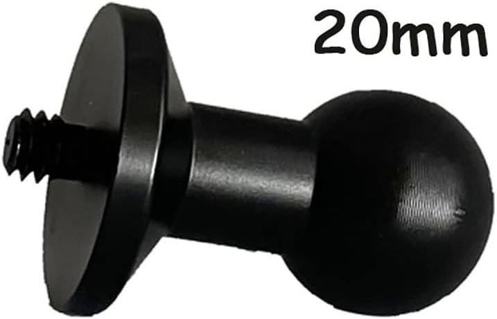 20mm/17mm/15mm/13mm to 1/4 Screw/Hole Ball Head Mount Adapter for Action Camera Photography Accessories (20mm to 1/4 Screw) image 3