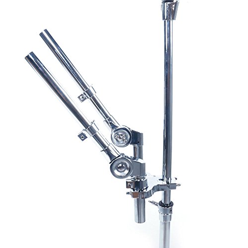 Soporte Doble Para Tom y Platillo con Pedal Ajustable miniatura 7