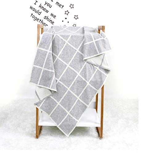 Babybettwäsche Strick Hold Baby Decken Neugeborenen Swaddling Schlafsack Für Mädchen Infant Krippe Nickerchen Kinder Klimaanlage Quilt,E