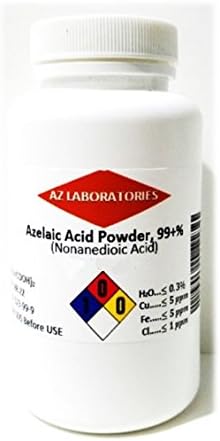 Azelaic Acid Fine Powder / 99.5%+ / (Nonanedioic Acid) / Skin Care/Whitening/CAS 123-99-9/500 Grams