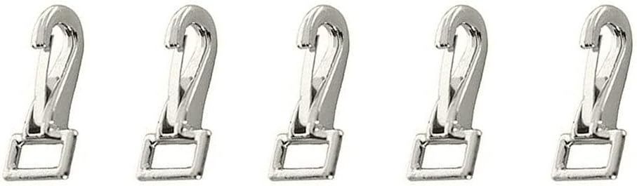 CHALLENGER 1/2" x 1-1/2" Nickel Plated Loop-Eye Spring Loaded Snaps 40326