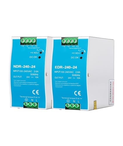 Alimentation à découpage de type rail EDR-240-12 convertisseur tension 220V 24V - 2