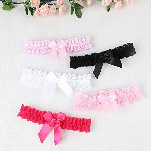 Image of Blue Garters for Bride Wedding Garter Set for Bride Bridal Garter Leg Thigh Blue
