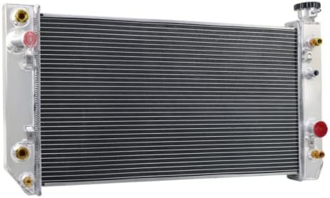 4 Row Aluminum Radiator For 1988-1994 Chevy S10 Blazer/GMC S15 Jimmy 4.3L V6 AT;89 90 91 92 93 All Aluminum Radiator