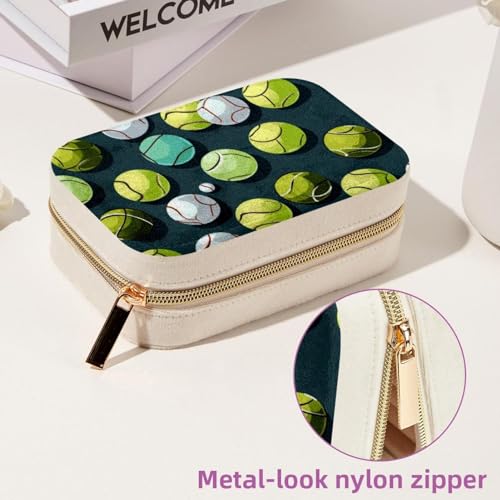 Boîte à bijoux en velours avec compartiments amovibles - 7