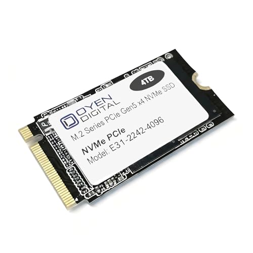 Oyen Digital 4TB M.2 2242 NVMe PCIe Gen5 3D TLC SSD : Amazon.co.uk