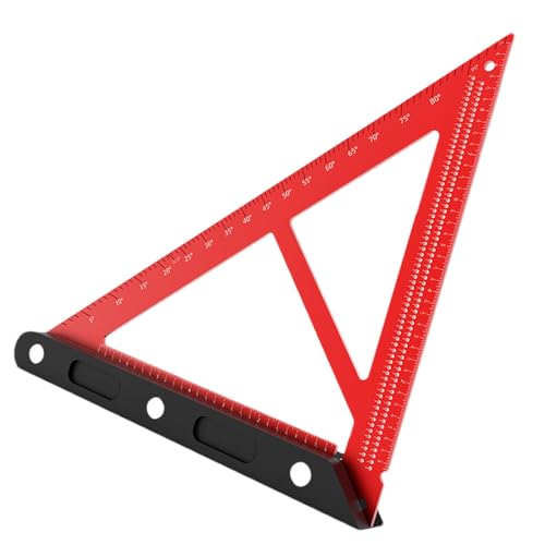 Aluminum Quick Angle Carpenter's Square Rafter Square Aluminum Precision Layout Measuring Tool Alloy for Carpenters Engineers