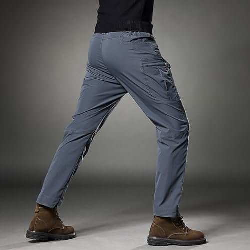 Black Cargo Pants Men Work for Business Joggers Hiking Sweatpants Mens Loose Men's All-Season Travel2