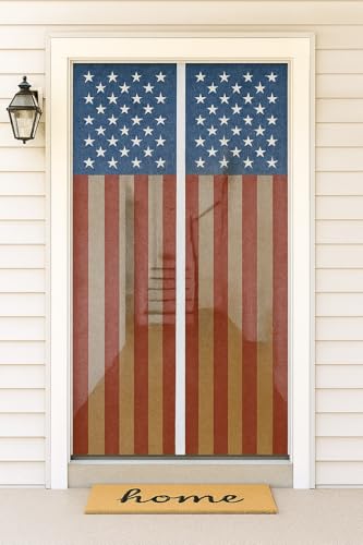 USA Flag Magnetic Screen Door - 40