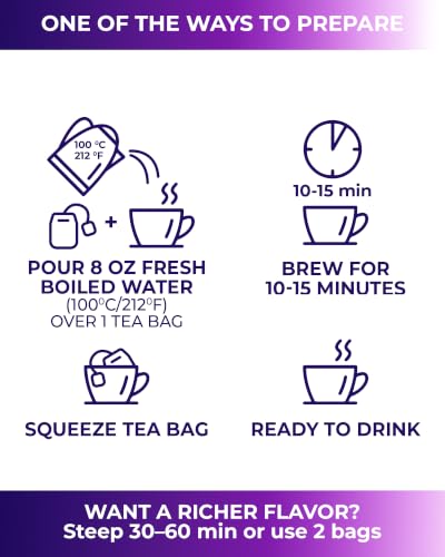 Image of 50 Bags Elderberry Fruit Herbal Tea (Sambucus) - 50 Tea Bags 1.5g Elderberry Berry Tea Sauco