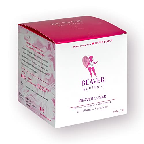 Beaver Sugar - Effortless Hair Removal At Home With Maple Sugaring Wax - Long-Lasting Results With Sugar Waxing Kit For Women - All-Natural Sugaring Hair Removal - Gentle And Painless Home Waxing For All Skin Types #TOP4