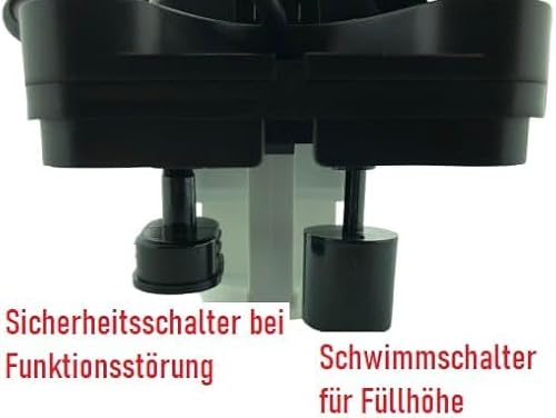 Silken Kondensatpumpe, Rot, Modern, Kunststoff, Kondensatpumpe, 32.5 x 14.5 x 14.5 cm, 230 Volt, Automatisch, Wandmontage, 1.5 Liter Behältervolumen