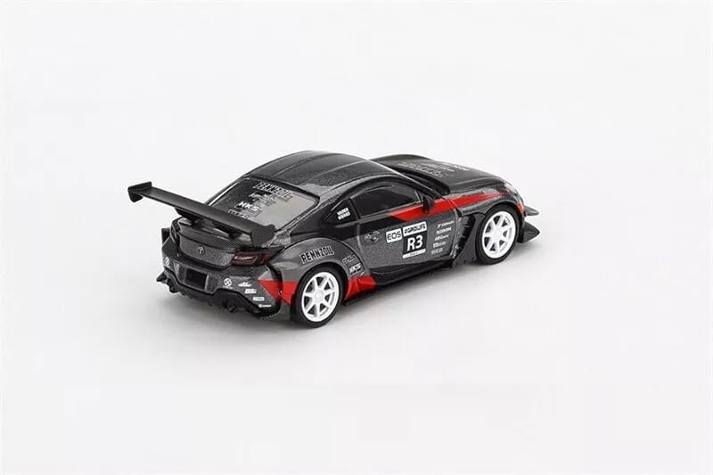 Diecast Model Car Compatible with Mini GT 1:64 Toyota GR86 Larry Chen’s HKS Turbocharged GR86 Grey Limited Edition MGT00820