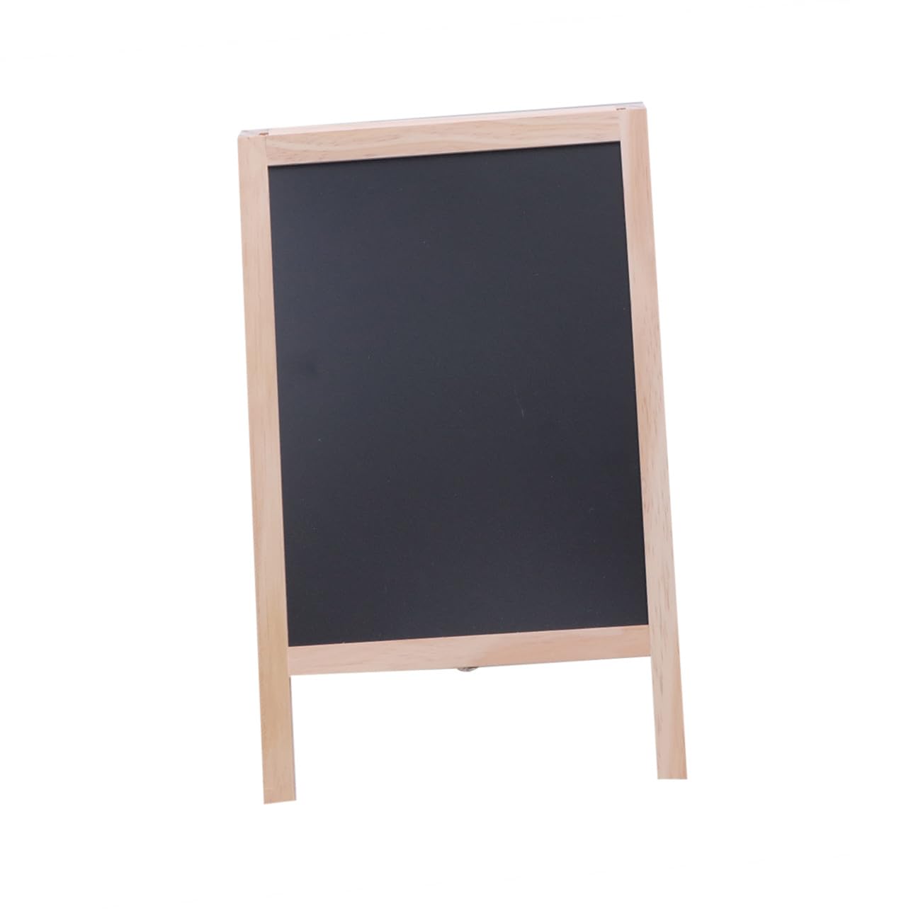 Mini Tableau Bois Double Face avec Chevalet pour Comptoir de Bar Tableau Daffichage et Ardoise pour Garçon Fille Support Stable pour Messages et Décoration Couleur Aléatoire