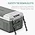 Alpicool 12 Volt Refrigerator Small Car Refrigerator (-4?-68?) 16 Quart Portable Refrigerator Car Fridge Portable 12V/24V DC Electric Cooler for Camping Plug in Cooler for Car Portable Freezer