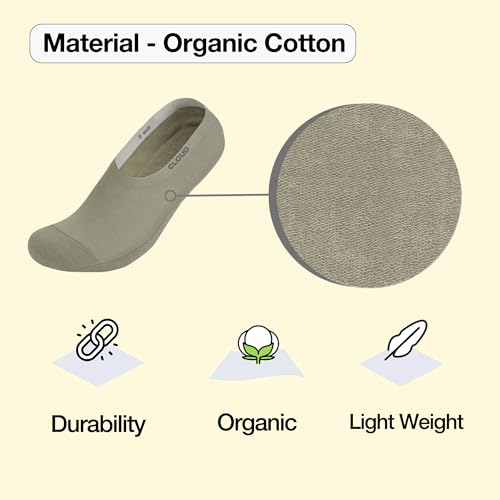 Cloud Ankle Socks for Women & Men - Thin Comfortable Non Slip Invisible Low Cut Cotton No Show Socks for Casual & Formal Wear2