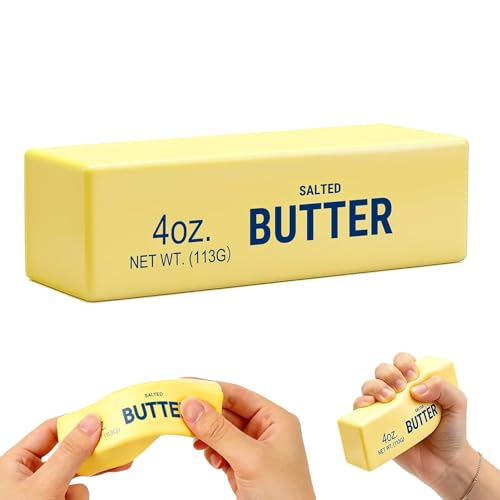 FAFLNRSC Butter Squishy Butterstick Langsam Cheese Squishy Aufsteigendes Zappel Spielzeug aus Zur Entspannung Bei Angstzuständen Ideal Für Kinder Und Erwachsene