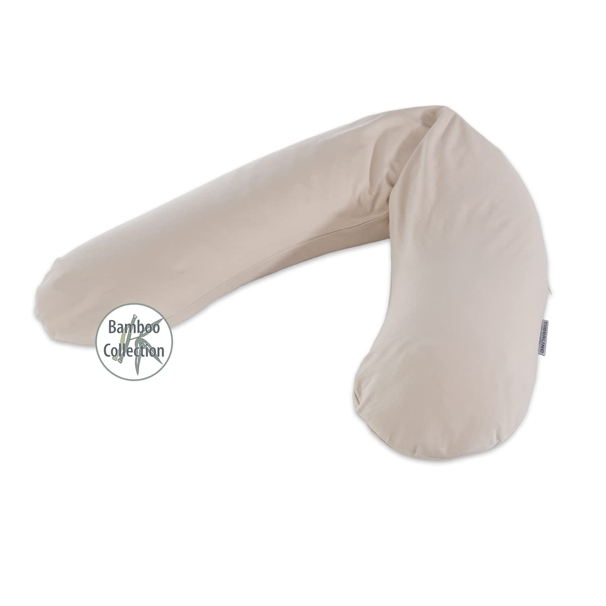 Theraline - Almohadillas de Lactancia, Cojín y Funda con Relleno de Espelta, Color Gris