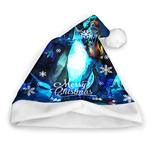 YudoHong Gorras de Navidad Personalizadas con Gorro de Papá Noel de Pikachu