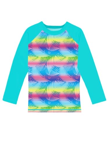 Image of Remimi Unisex Kids Rash Guard Long Sleeve SPF 50+ Tie Dye Sun Shirt 3-12 Years