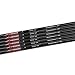 Archery carbon Arrow Shaft Spine 300-600 Arrow Shaft Competition Shooting Target Practice Arrow Shaft Without Arrow Feather And Arrow Point Suitable for Recurve Bow Traditional Bow (Spine 600 12 pcs)