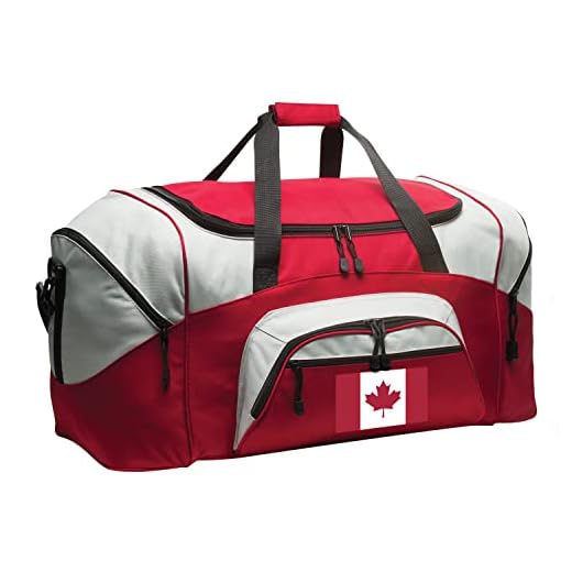 Does july luggage ship to canada Large Canada Flag Duffel Bag