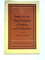 Essays on the 'Encyclopedie,of Diderot and D'Alembert B0000COB7L Book Cover