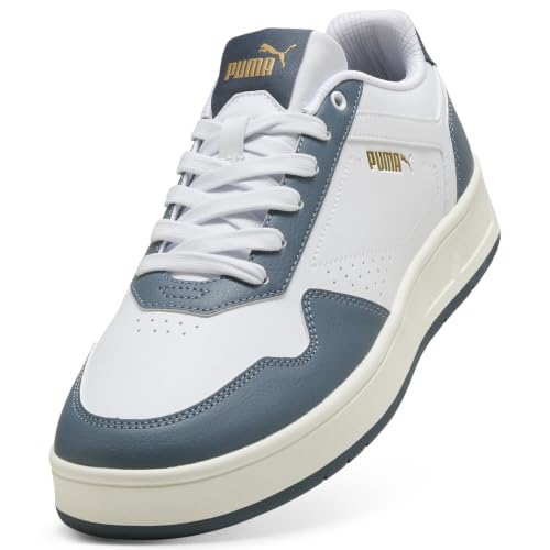 PUMA Erwachsene Court Classic Sneakers 43, White Evening Blue – Ansicht 6