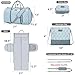 Convertible Garment Duffel Bag for Travel - Carry On Garment Bags With Toiletry Bag Large Weekender Bag for Men Women 2 in 1 Hanging Suitcase Suit Travel Duffel Overnight Bags 4pcs Set