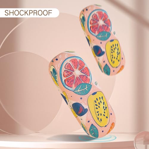 Image of PERFECTSIGHT Hard Shell Eyeglasses Case, PU Leather Protective Glasses Case, Cute Eyeglass Case for Women Men Girls
