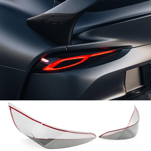 Kinautex Blackened Taillight Cover Rear Taillight Protective Shell for 2020-2026 Toyota Supra A90 A91