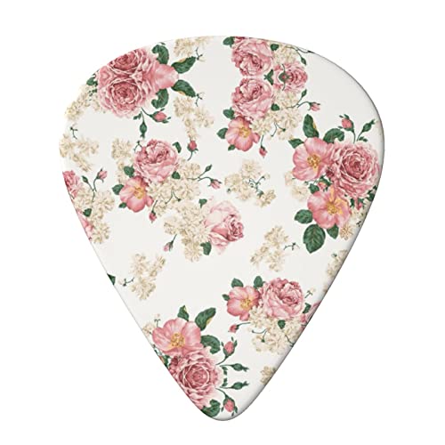Lot de 6 médiators en forme de rose avec feuilles pour guitare acoustique, guitare électrique, basse, ukulélé – fins… - Les Beatles, Paul McCartney, John Lennon, RIngo Starr, George Harrison Lot de 6 médiators en forme de rose avec feuilles pour guitare acoustique, guitare électrique, basse, ukulélé - fins… – Image 4