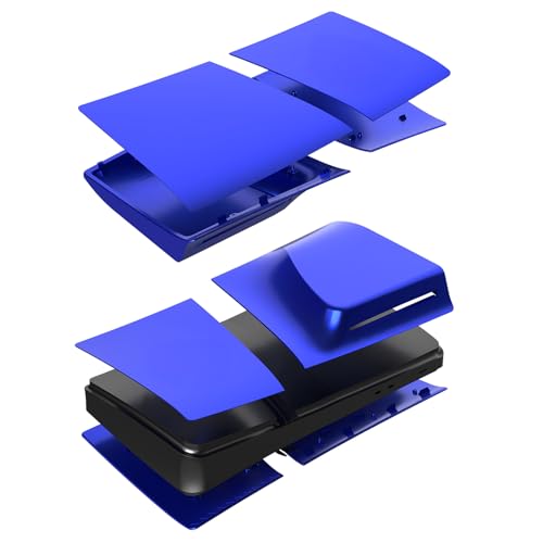 Faceplate pour PS5 Pro - Coque de remplacement Bleu pour console Édition Disque