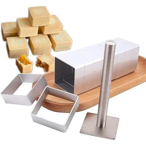 Square Aluminium Pineapple Cookie Mold Set Cover