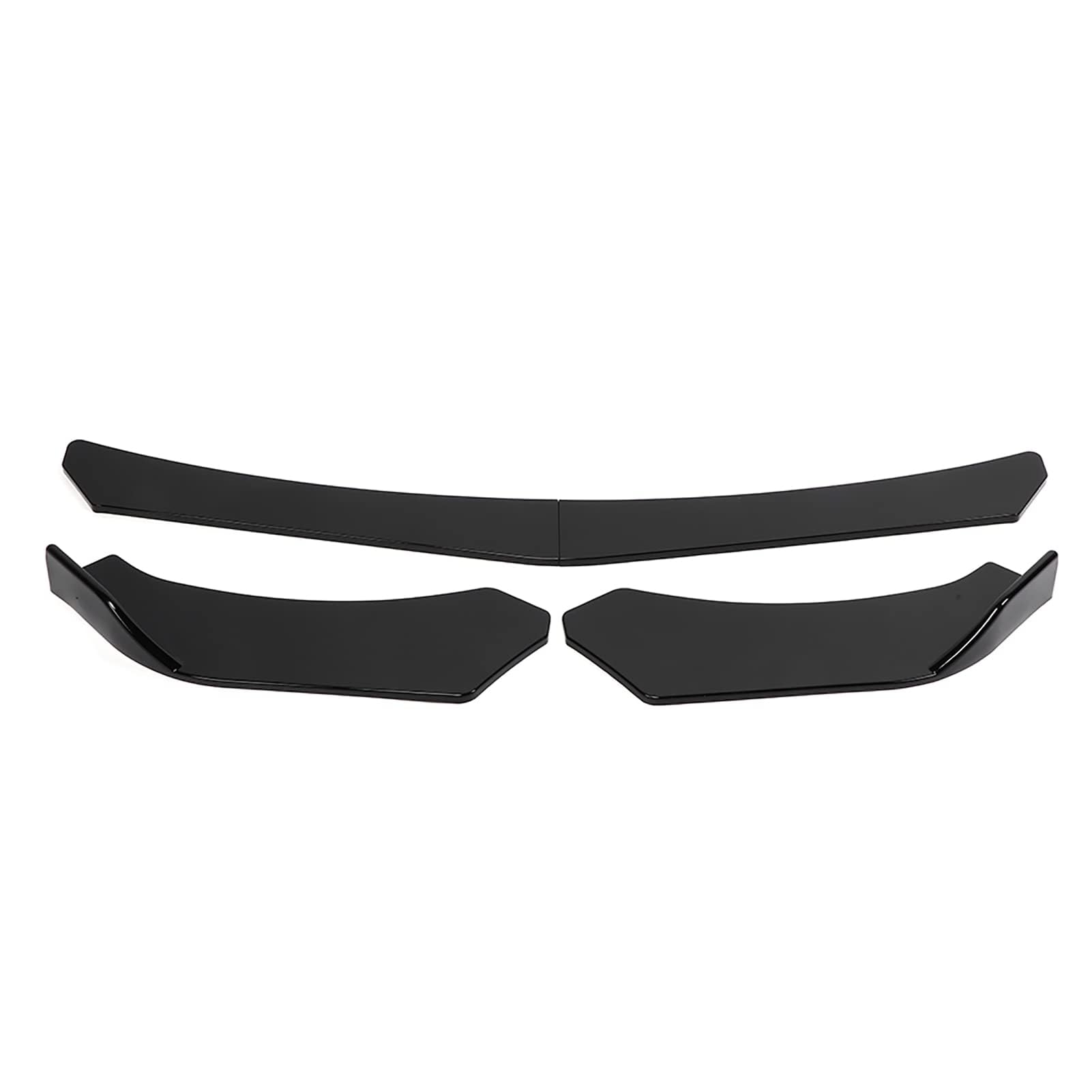 Paraurti Anteriore Lip Splitte Body Kit Spoiler Nero Lucido Universale Adatto per / /