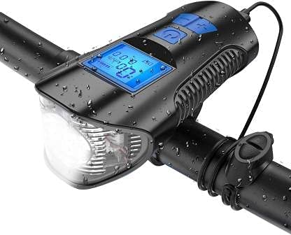 NSV USB Rechargeable Cycle Led Light, Cycle Speedometer, Cycle Light with Horn Rechargeable, 3 in 1 Cycle Headlight and Taillight(Multicolour) (B0BWW9QFP4) Amazon Price History, Amazon Price Tracker