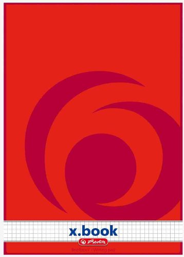 Papier à lettre A4 quadrillé Herlitz bloc x.book 70g non perforé pour tracé précis